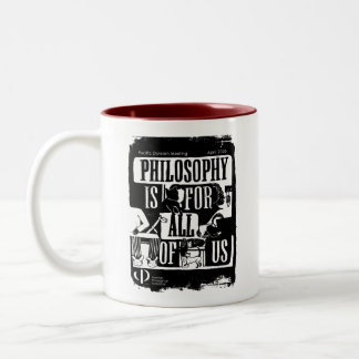 Philosophie ist für uns alle Pazifik-Treffen 2026  Zweifarbige Tasse