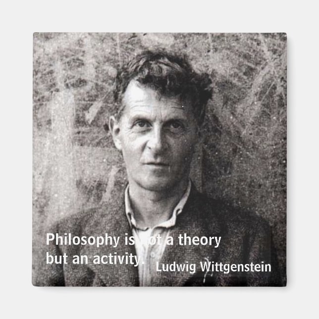 Philosophie ist keine Theorie, sondern eine... Magnet (Vorne)
