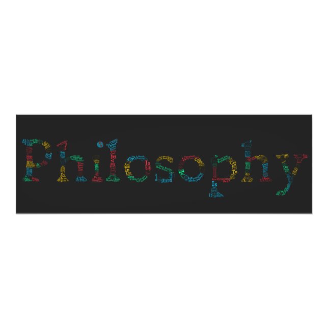 Philosophie Poster (Vorne)