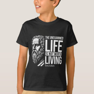 Philosophie Sokrates zitiert für kluge Philosophen T-Shirt