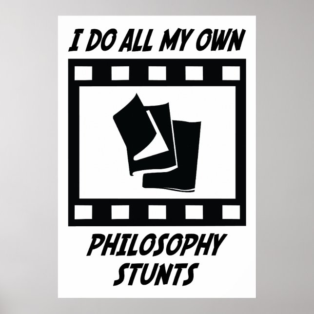 Philosophie Stunts Poster (Vorne)
