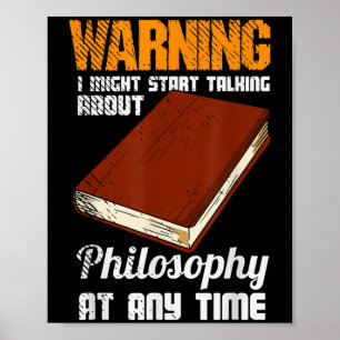 Philosophie Thinker Freethinker Philosoph Philoso Poster