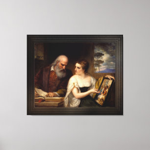 Philosophie und Christliche Kunst von Daniel Hunti Leinwanddruck