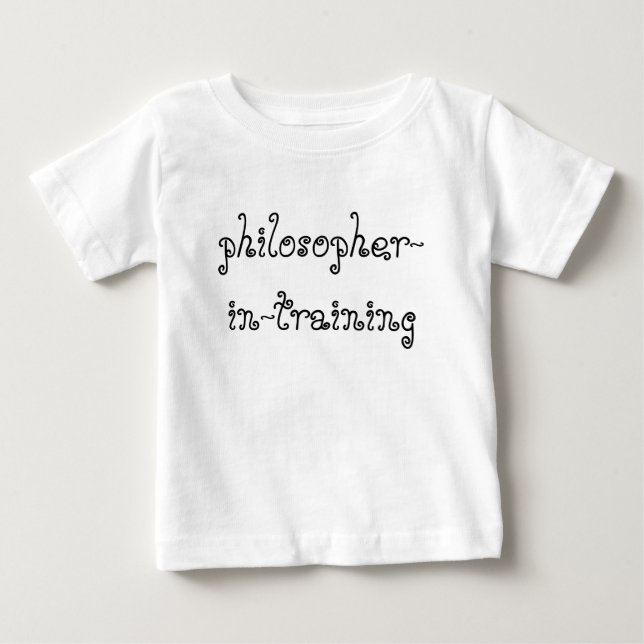 PhilosophIn Training Baby Shirt (Vorderseite)