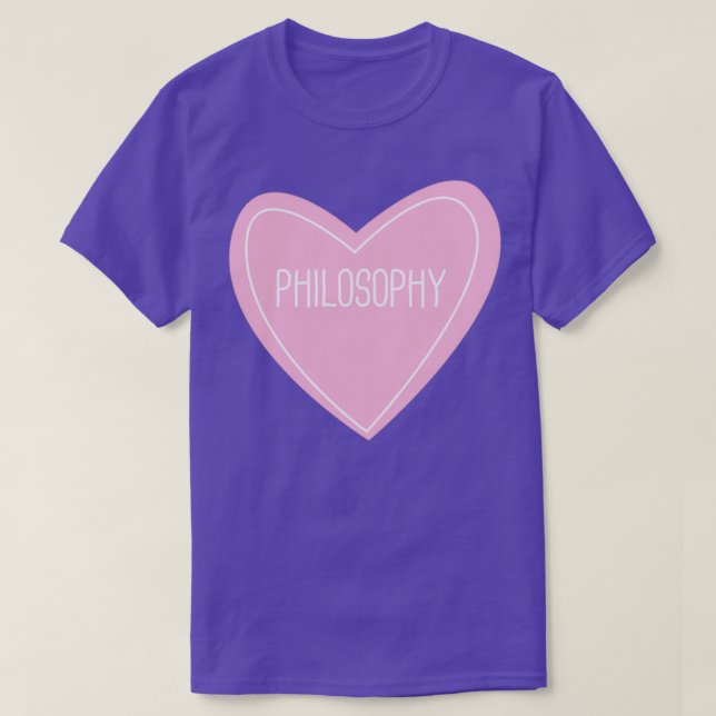 Philosophisches Herz 1 T-Shirt (Design vorne)