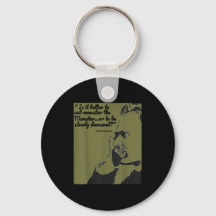 Philosophisches Zitat Shirt, Nietzsche Zitat Shirt Schlüsselanhänger