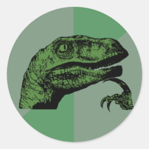 Philosoraptor Aufkleber
