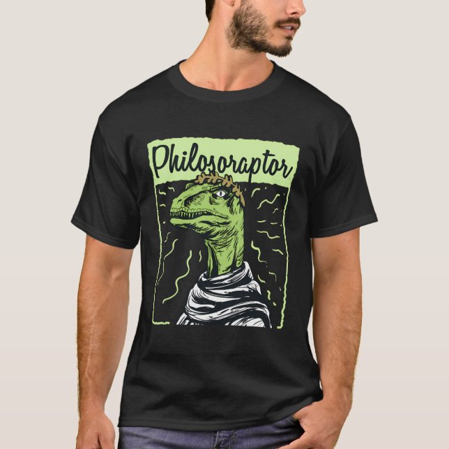 Philosoraptor für Philosophie T-Shirt (Vorderseite)