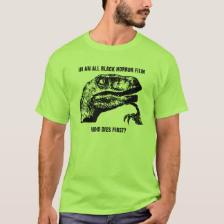 Philosoraptor Horror-Film T-Shirt