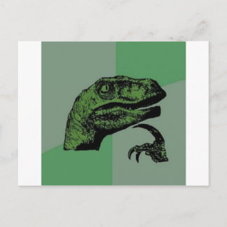 Philosoraptor Postkarte
