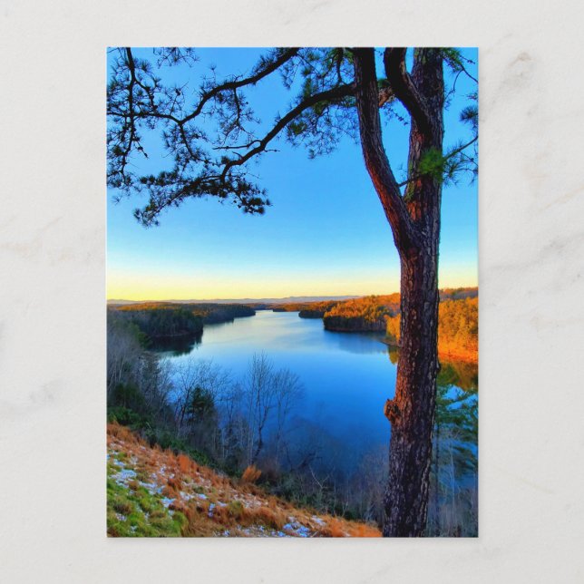 Philpott Lake in Virginia Postkarte (Vorderseite)