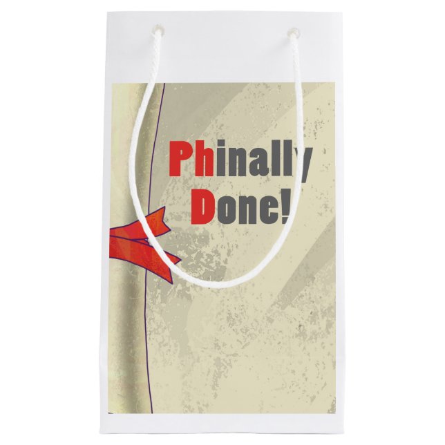 Phinally getan kleine geschenktüte (Vorderseite)