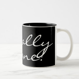 Phinally getan! Ph.D. Abschluss-Tasse Zweifarbige Tasse