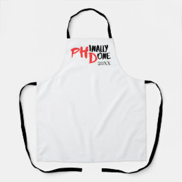 Phindone - Funny PHD Abschluss Quote Design Schürze