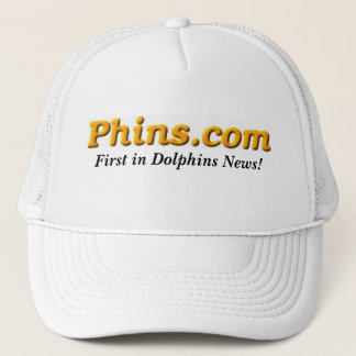 Phins.com, zuerst in den Delphin-Nachrichten! Truckerkappe