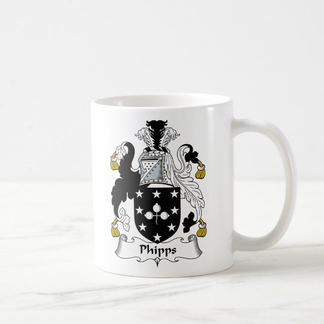 Phipps Familienwappen Kaffeetasse (Rechts)