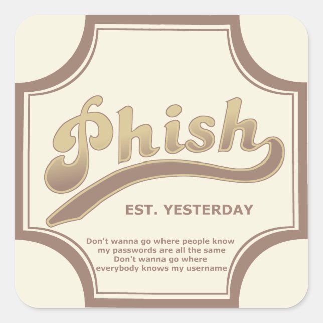 Phish Sticker (Vorderseite)