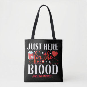 Phlebotomie gerade hier für das Blut Tasche