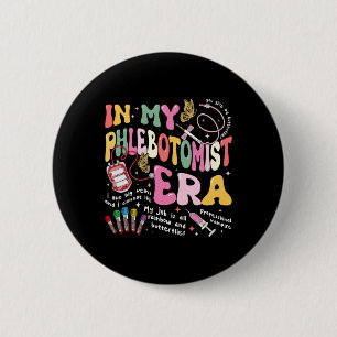 Phlebotomie-Krankenschwester in meiner Phlebotomis Button