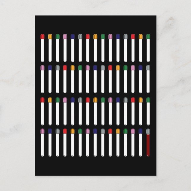 Phlebotomie Postkarte (Vorderseite)