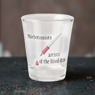Phlebotomie Schnapsglas