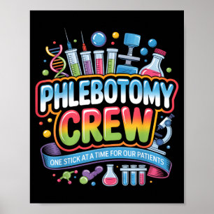 Phlebotomie-Team Lab-Woche s Medizinisch-technisch Poster