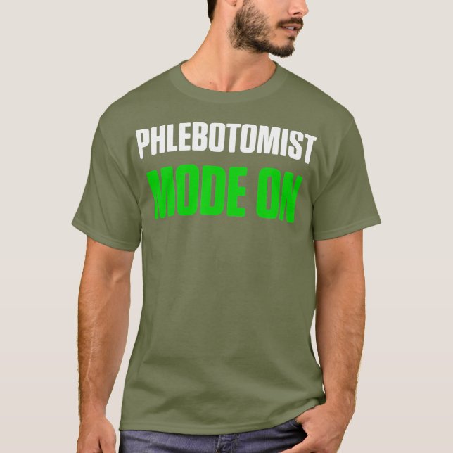 Phlebotomist auf Phlebotomie Techniker Geschenke T-Shirt (Vorderseite)