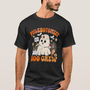 Phlebotomist Boo Crew Lustiger Geist Halloween Kos T-Shirt