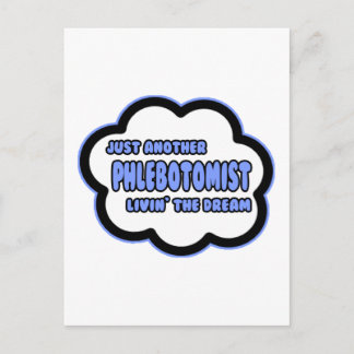 Phlebotomist .. Der Traum von Livin Postkarte