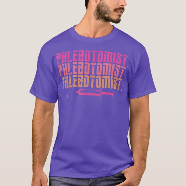Phlebotomist Fulltime Life Phlebotomie Techniker T-Shirt (Vorderseite)
