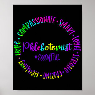 Phlebotomist Kümmerte Strong Essential Smart Royal Poster