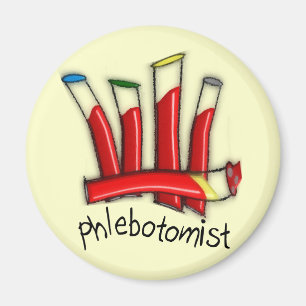 Phlebotomist künstlerische magnet