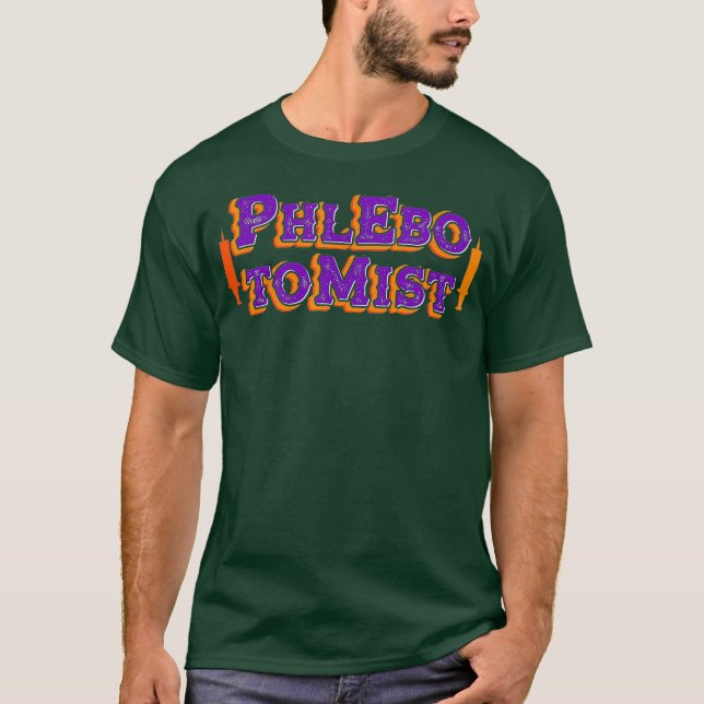 Phlebotomist Life Learning Phlebotomie Techniker T-Shirt (Vorderseite)