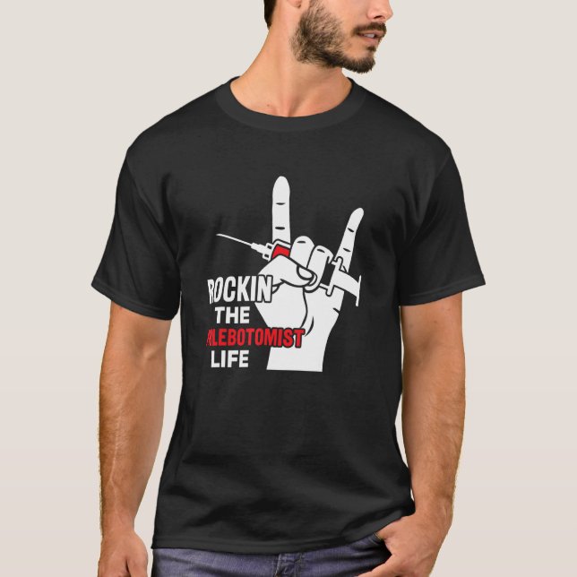 Phlebotomist Life Phlebotomy Phlebotomist Technici T-Shirt (Vorderseite)