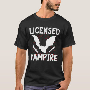 Phlebotomist lizenzierte Vampire Phlebotomie Tech T-Shirt
