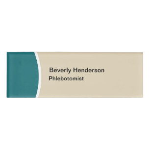 Phlebotomist medizinisch namenschild