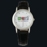 Phlebotomist Peace Liebe Phlebotomie Armbanduhr<br><div class="desc">Ein cooles Phlebotomist Armbanduhr Geschenk für einen Blutexperten zeichne und Nadeln. Ein Friedenszeichen,  Herz und Durchstechflaschen aus Blut. Peace Liebe Phlebotomy watch.</div>