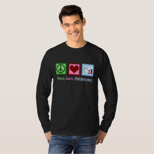 Phlebotomist Peace Liebe Phlebotomie T-Shirt