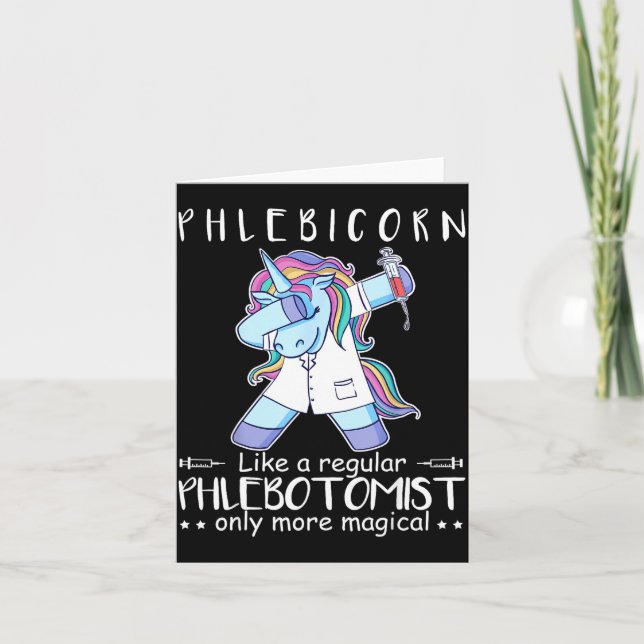 Phlebotomist Phlebotomy Quote  Karte (Vorderseite)
