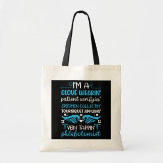 Phlebotomist Phlebotomy Technician Funny Nurse Tragetasche