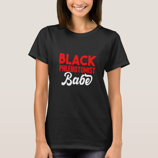 Phlebotomist Phlebotomy Techniker 8 T-Shirt (Vorderseite)