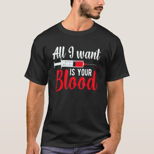 Phlebotomist Phlebotomy Week Phlebotomy Tech T-Shirt (Vorderseite)
