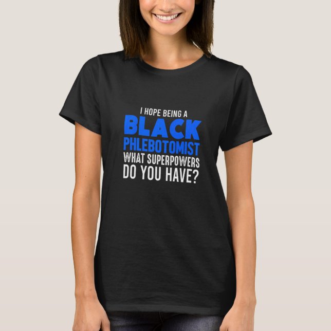 Phlebotomist T-Shirt (Vorderseite)