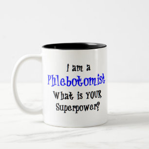 Phlebotomist Zweifarbige Tasse