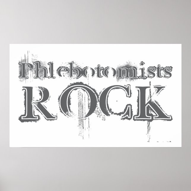 Phlebotomisten Rock Poster (Vorne)