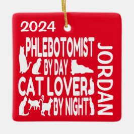 Phlebotomistische Lieben Cats CUSTOM Keramikornament