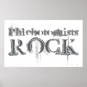 Phlebotomists Felsen Poster