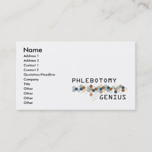 Phlebotomy-Genie Visitenkarte