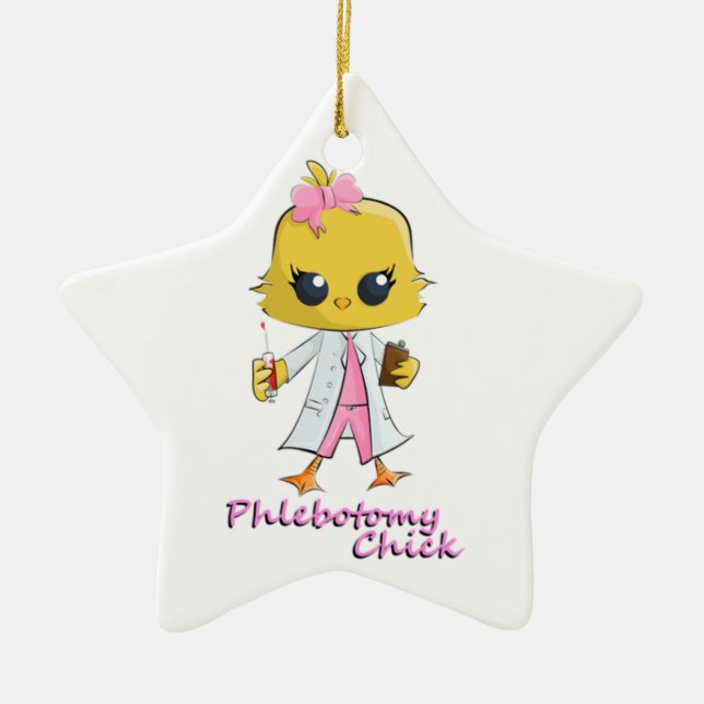 Phlebotomy-Küken Keramikornament (Vorne)