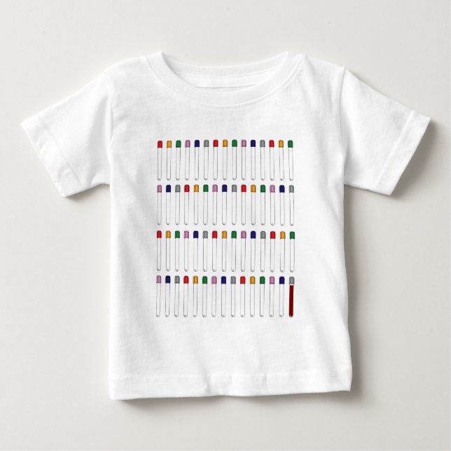 Phlebotomy-Rohre Baby T-shirt (Vorderseite)
